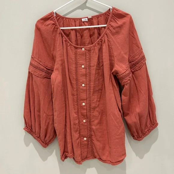 GAP boatneck blouse ✨🌿 - size Medium - Picture 2 of 3